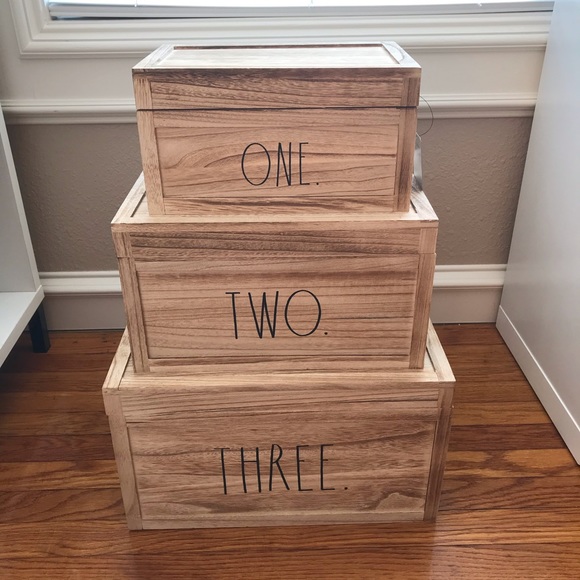 Rae Dunn Other - Rae Dunn Set Of 3 Boxes